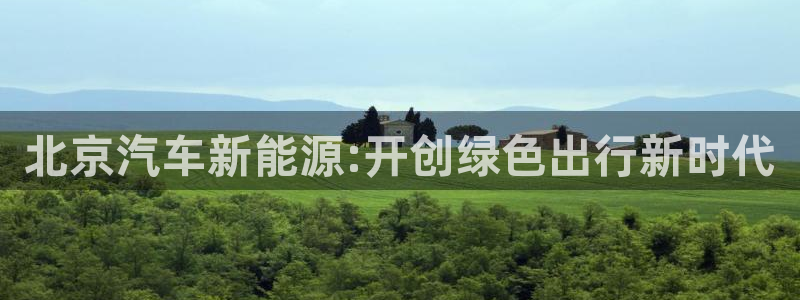 新宝+gg+登录：北京汽车新能源:开创绿
