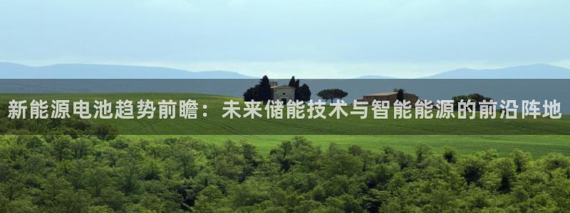 新宝gg招商42873:新能源电池趋势前瞻:未来储能技术与智