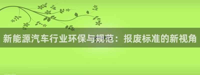 新宝GG创业奇迹：新能源汽车行业环保与规