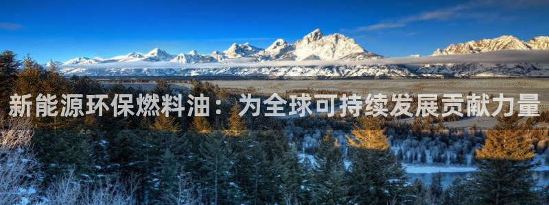 新宝gg游戏:新能源环保燃料油:为全球可持续发展贡献力量